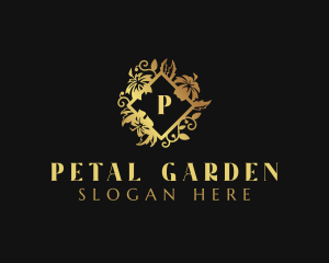 Stylish Floral Salon logo design