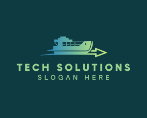 Logistics Cargo Ship logo