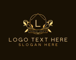 Luxury Floral Rose logo