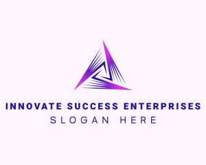 Professional Enterprise Triangle logo design