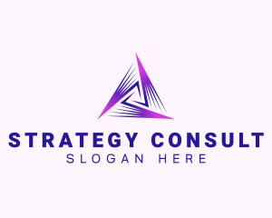 Professional Enterprise Triangle logo design