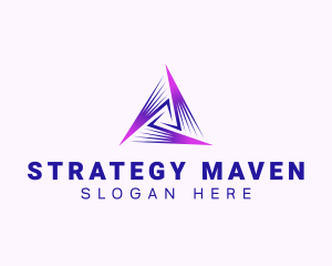 Professional Enterprise Triangle logo design