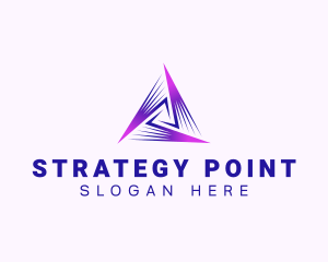 Professional Enterprise Triangle logo design