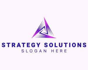 Professional Enterprise Triangle logo design