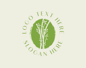 Tree - Environmental Bamboo Tree logo design