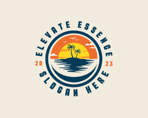 Summer Sunset Tourism Logo