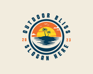 Summer Sunset Tourism logo design