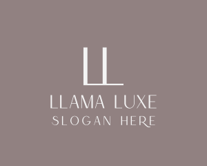 Luxe Beauty Brand logo design