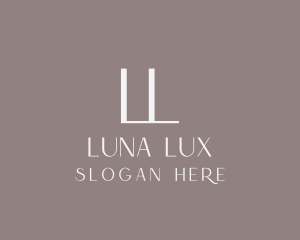 Luxe Beauty Brand logo design