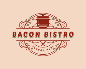 Kitchenware Pot Bistro logo design