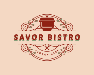 Kitchenware Pot Bistro logo design