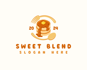 Sweet Pancake Diner logo design