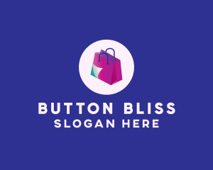 Isometric Shopping Bag logo design