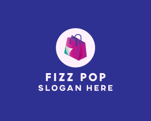 Isometric Shopping Bag logo design