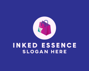 Isometric Shopping Bag logo design