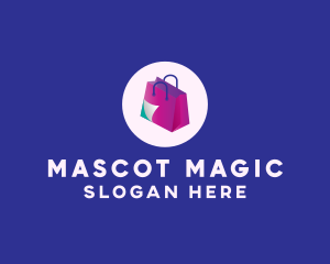 Isometric Shopping Bag logo design