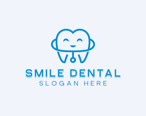 Dentist Tooth Stethoscope logo