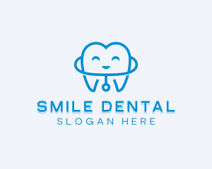 Dentist Tooth Stethoscope logo design