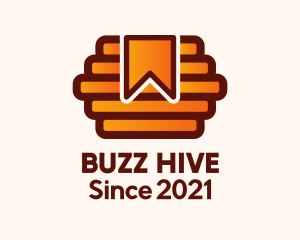 Orange Beehive Bookmark logo