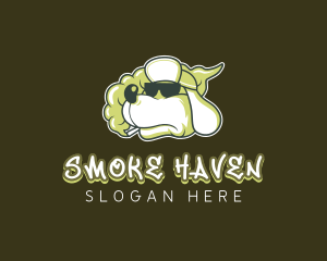  Smoker Cool  Dog  logo