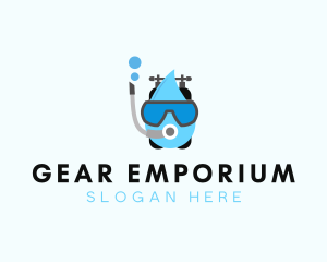 Swimming Scuba Gear  logo