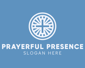 Religious Cross Chapel logo design