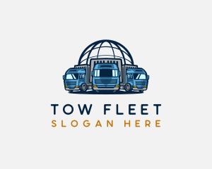 Mover Truck Fleet logo design