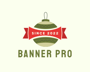 Christmas Ball Banner logo