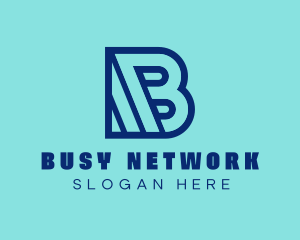 Technology Business Letter B logo