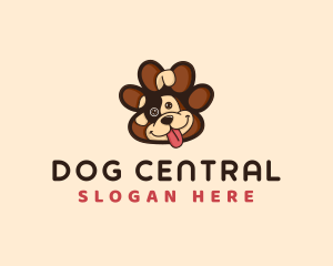 Puppy Dog Paw logo design