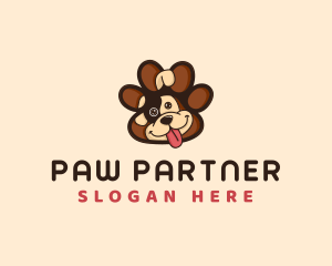 Puppy Dog Paw logo design