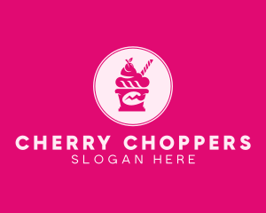 Ice Cream Sundae logo design