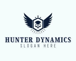 Militia Hunter Skull logo