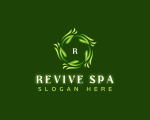 Eco Leaves Spa logo design