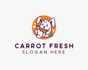 Bunny Rabbit Carrot logo