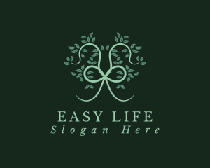 Green Tree Knot logo design