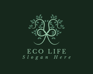 Green Tree Knot logo design