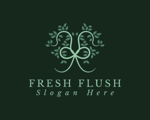 Green Tree Knot logo design