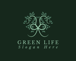 Green Tree Knot logo design