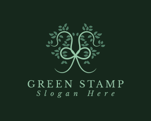 Green Tree Knot logo design