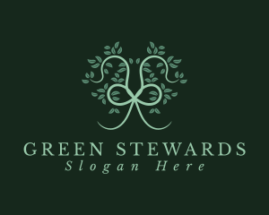 Green Tree Knot logo design