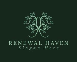 Green Tree Knot logo design