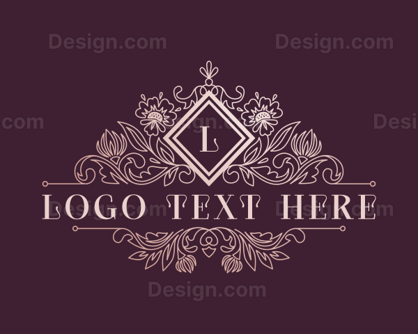 Feminine Floral Boutique Logo