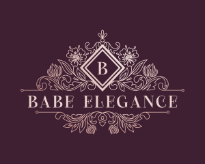 Feminine Floral Boutique logo design