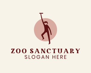 Wild Zoo Monkey logo design