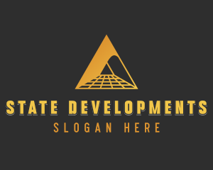 Pyramid Architect Developer logo design