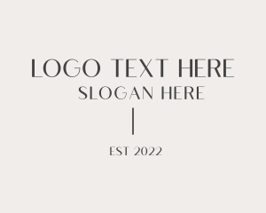 Elegant Modern Wordmark logo