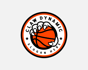 Basketball MVP Claw logo