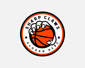 Basketball MVP Claw logo design