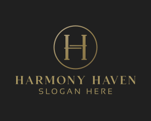 Luxury Elegant Letter H logo design